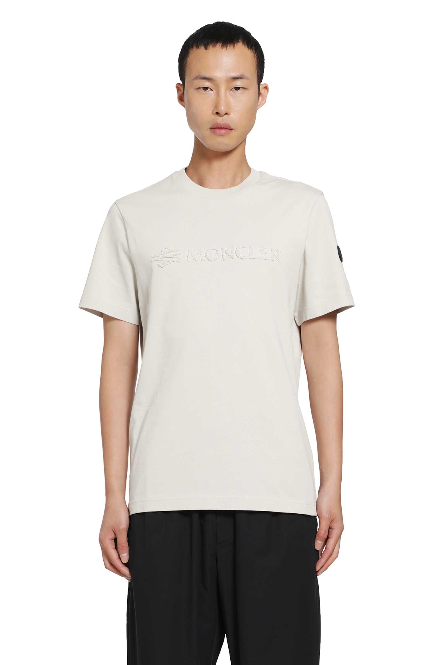 Moncler Terry Logo Cotton T-Shirt, view 2