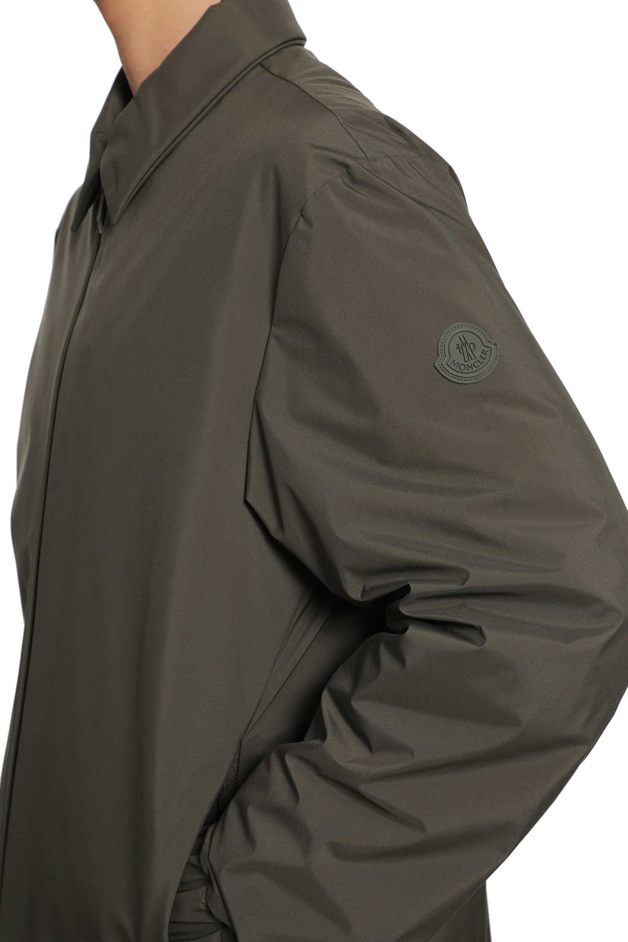 Moncler Caramantran Down Shirt Jacket, view 5