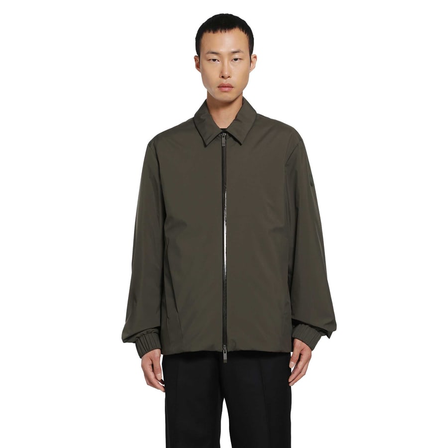 Moncler Caramantran Down Shirt Jacket, view 7