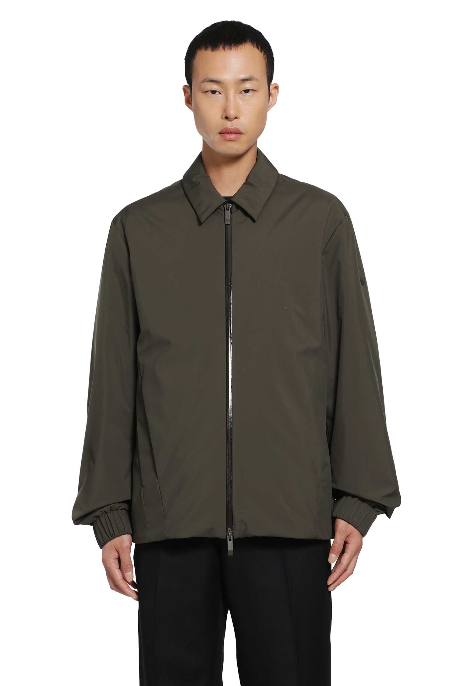 Moncler Caramantran Down Shirt Jacket, view 2