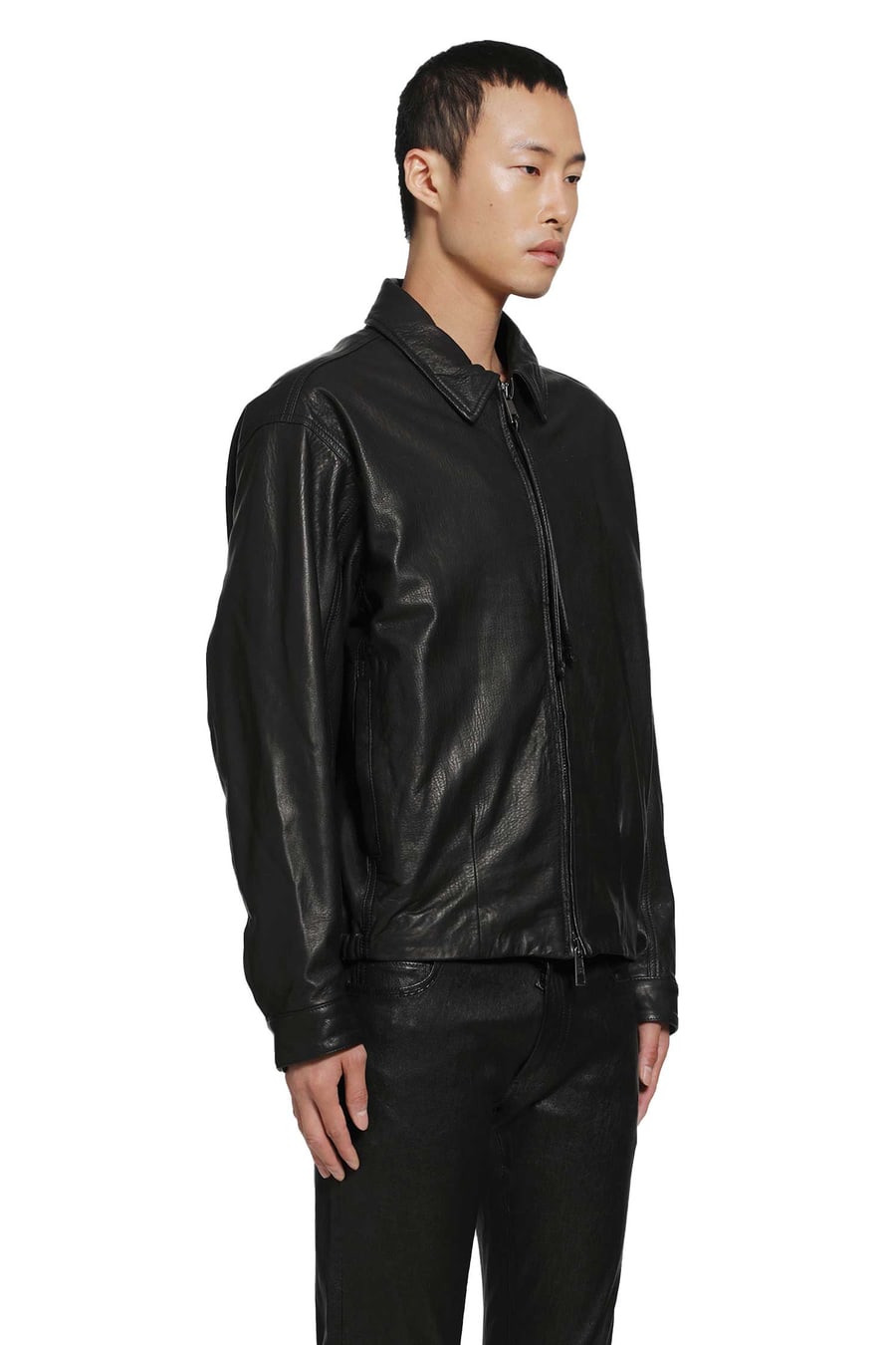 GIORGIO BRATO Leather Jacket, view 3