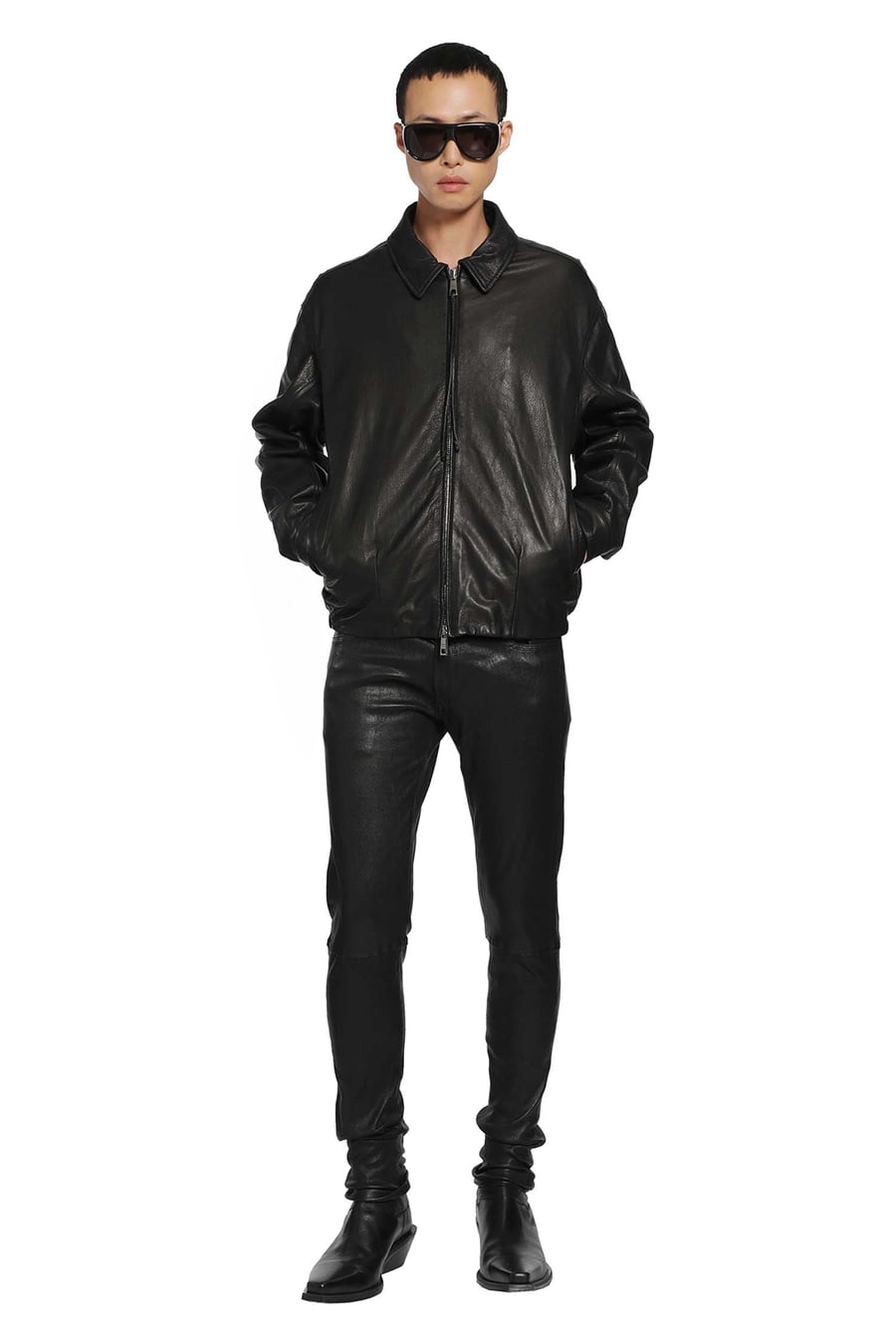 GIORGIO BRATO Leather Jacket, view 6