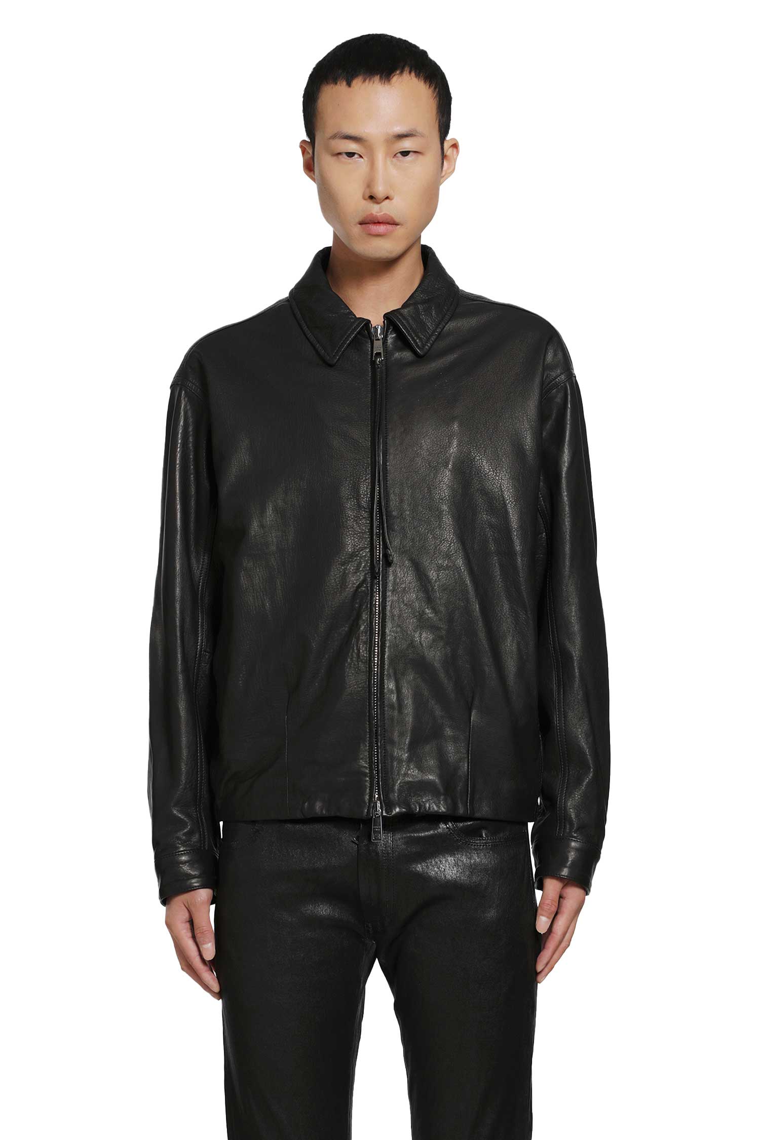GIORGIO BRATO Leather Jacket, view 2