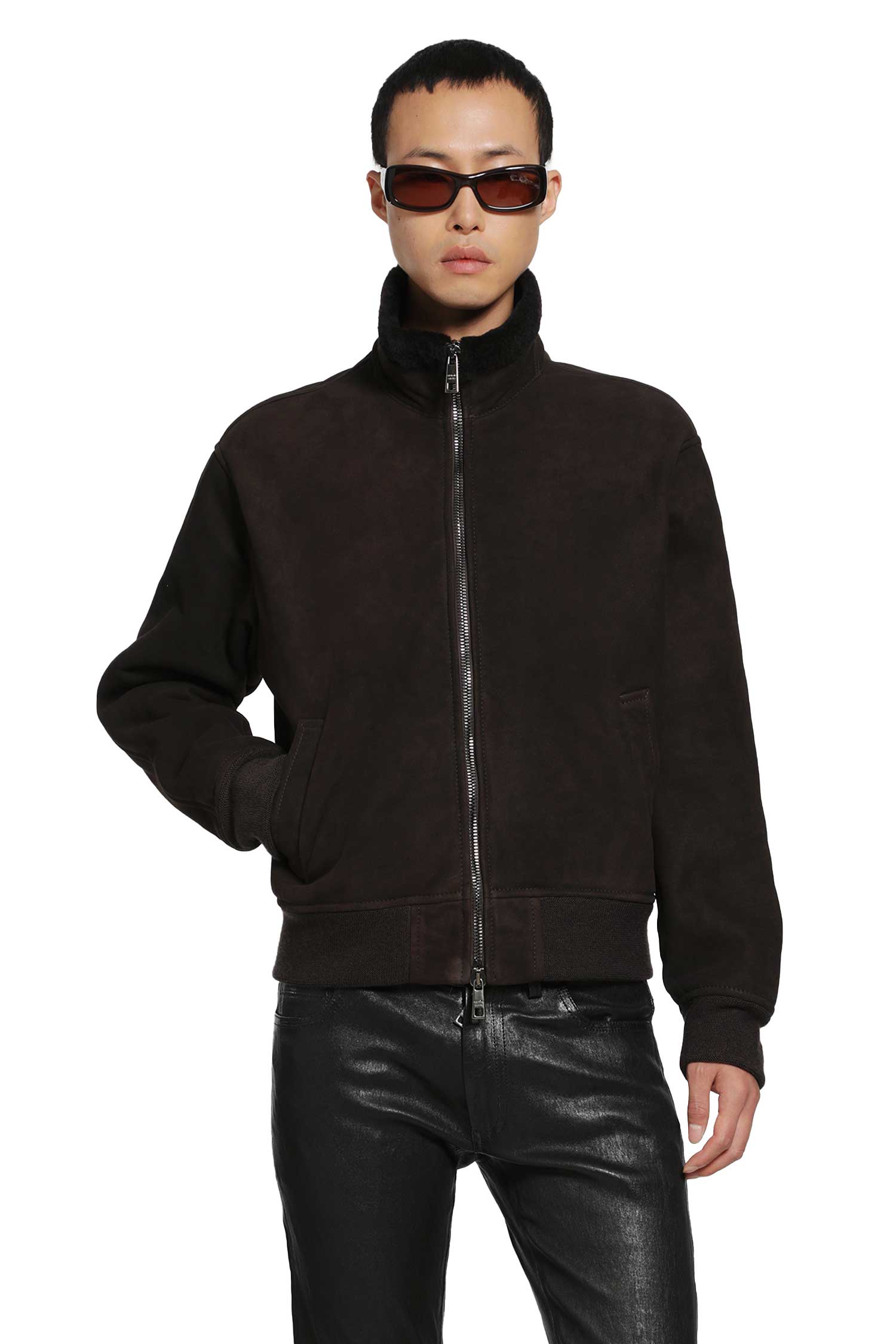 GIORGIO BRATO Zip-Up Leather Jacket