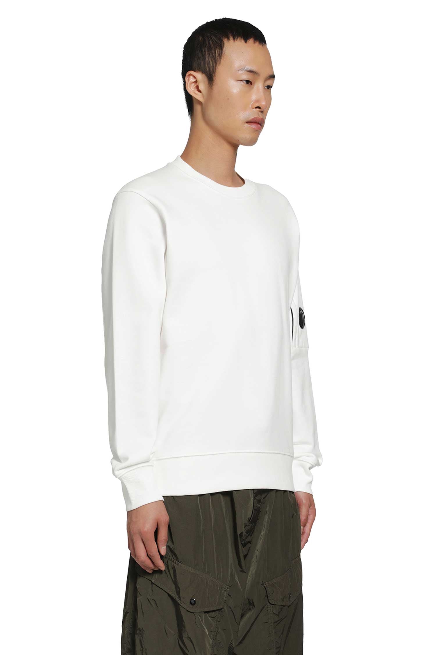 C.P. Company Diagonal Raised Fleece Lens Sweatshirt, view 2