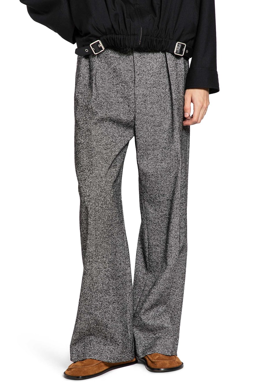 Loewe Wide Leg Twill Trousers