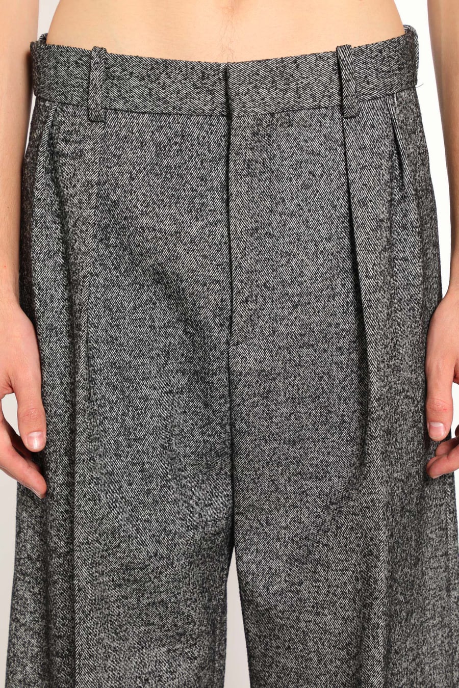 Loewe Wide Leg Twill Trousers, view 5