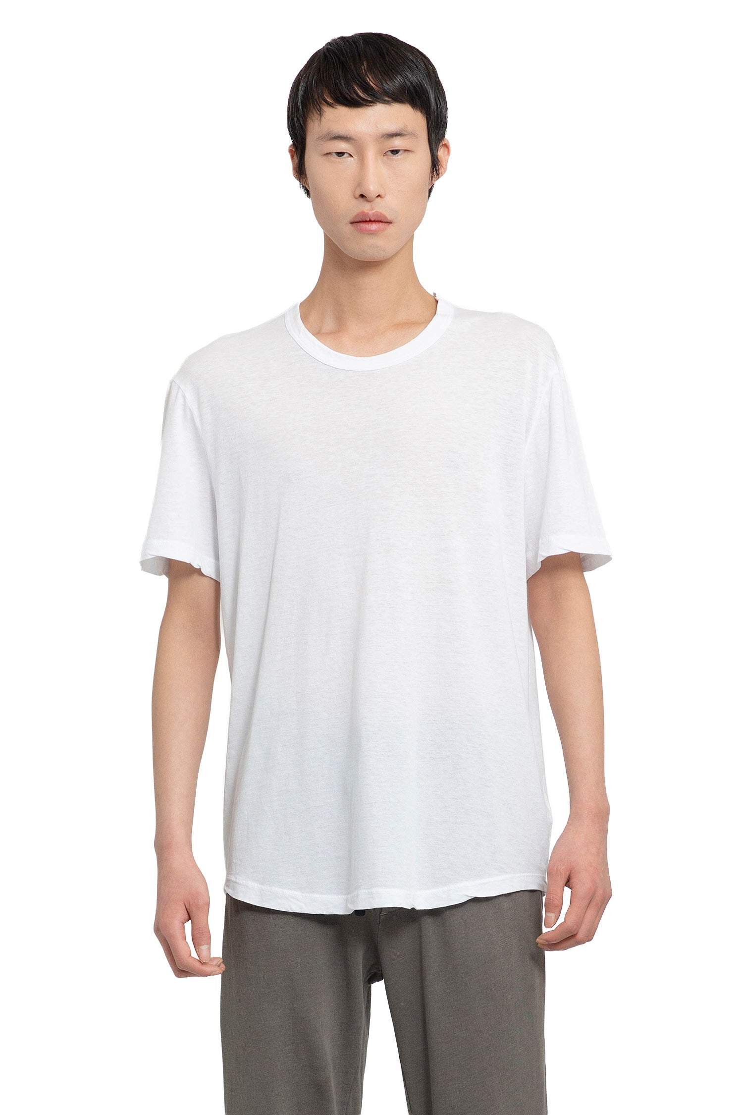 JAMES PERSE Clear Jersey Crew T-Shirt