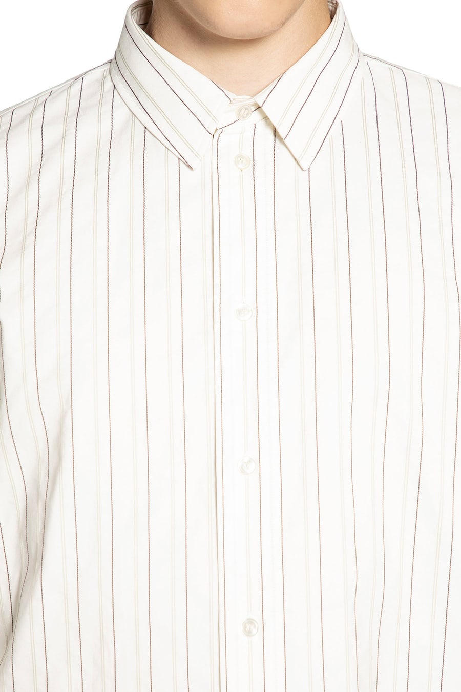 Saint Laurent Cassandre Striped Shirt, view 5