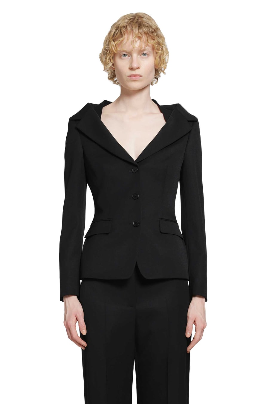 MCQUEEN Off-the-shoulder Harness Jacket, view 2