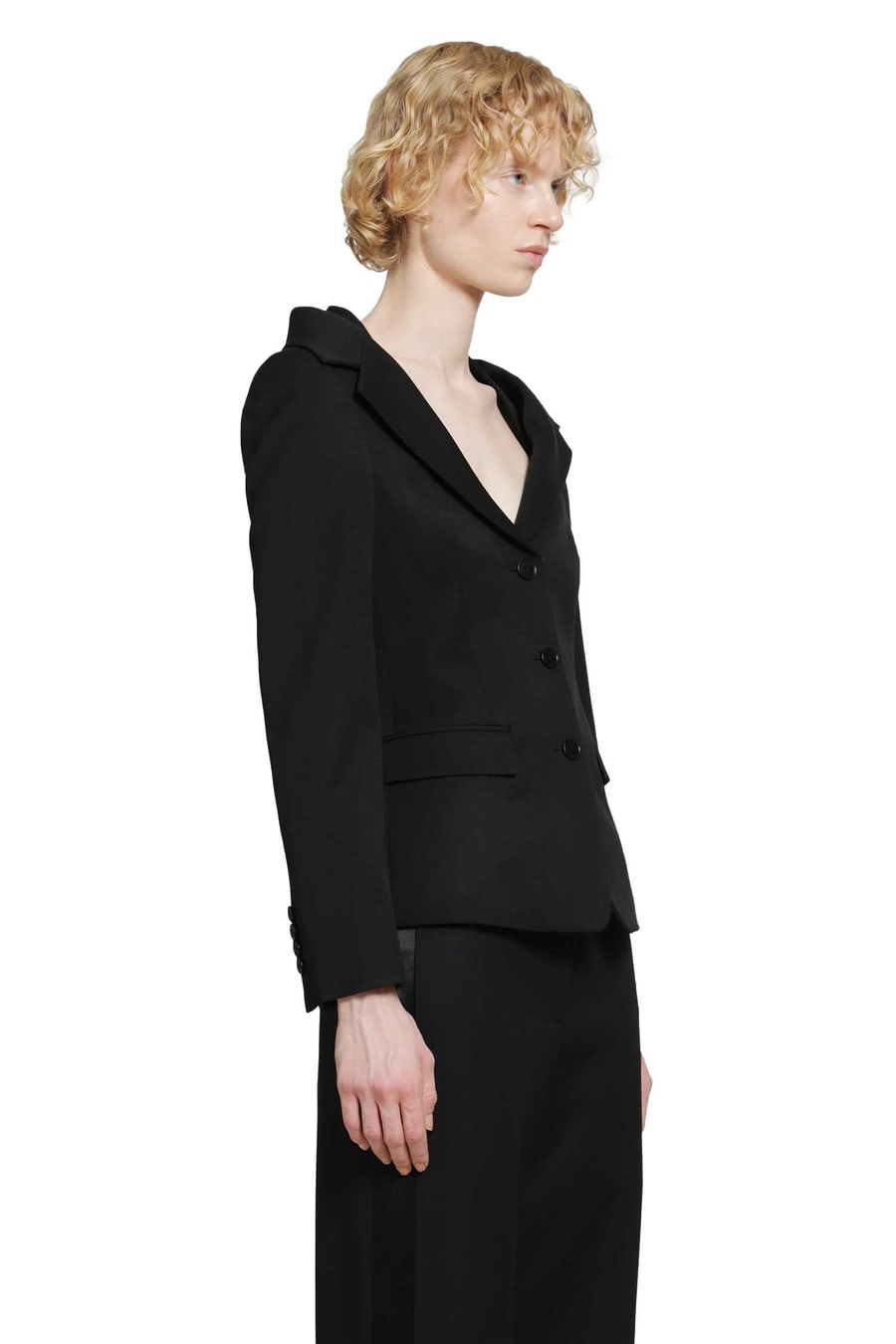 MCQUEEN Off-the-shoulder Harness Jacket, view 3