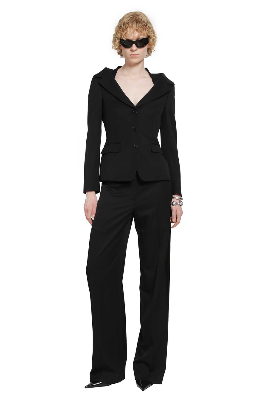 MCQUEEN Off-the-shoulder Harness Jacket, view 6
