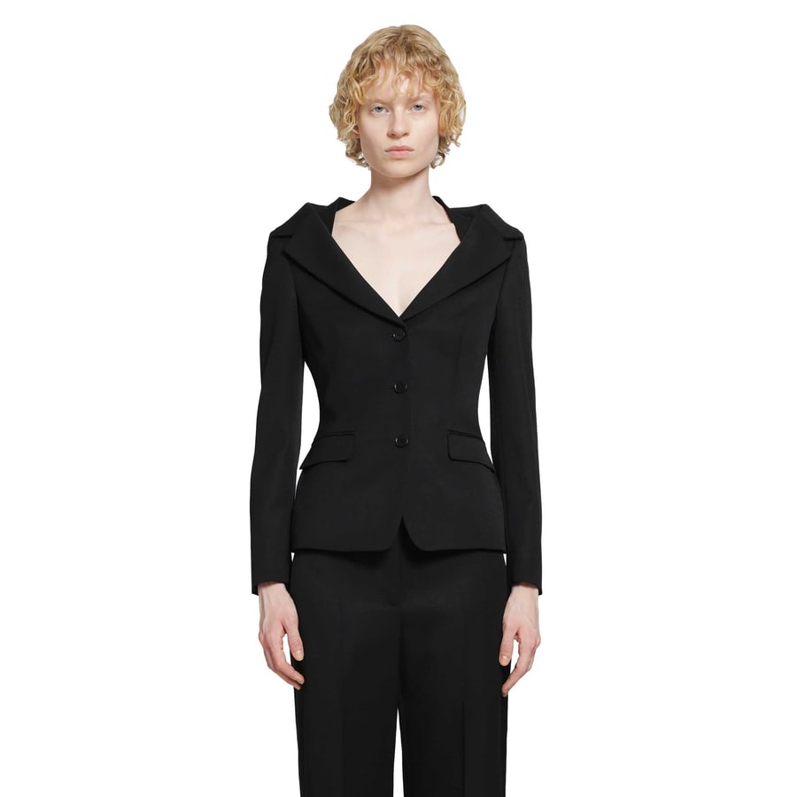 MCQUEEN Off-the-shoulder Harness Jacket, view 7