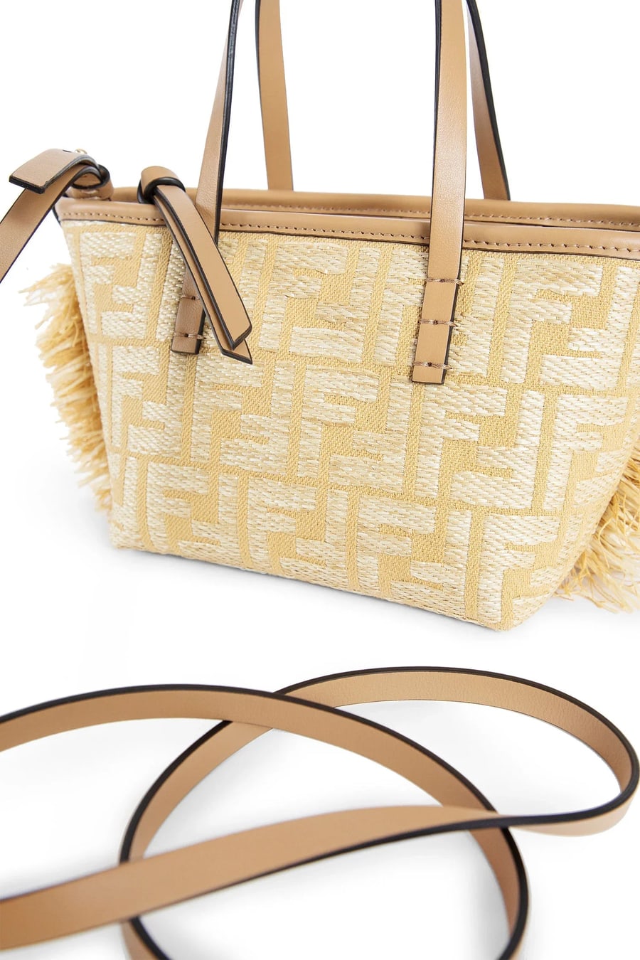 Fendi Mini Roll Jacquard fabric Bag, view 4