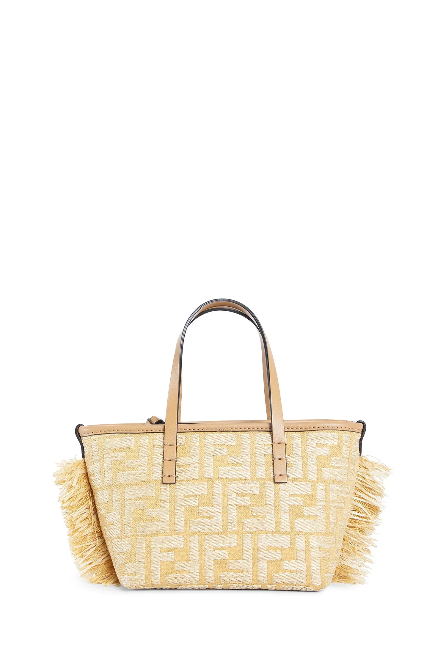 Fendi Mini Roll Jacquard fabric Bag