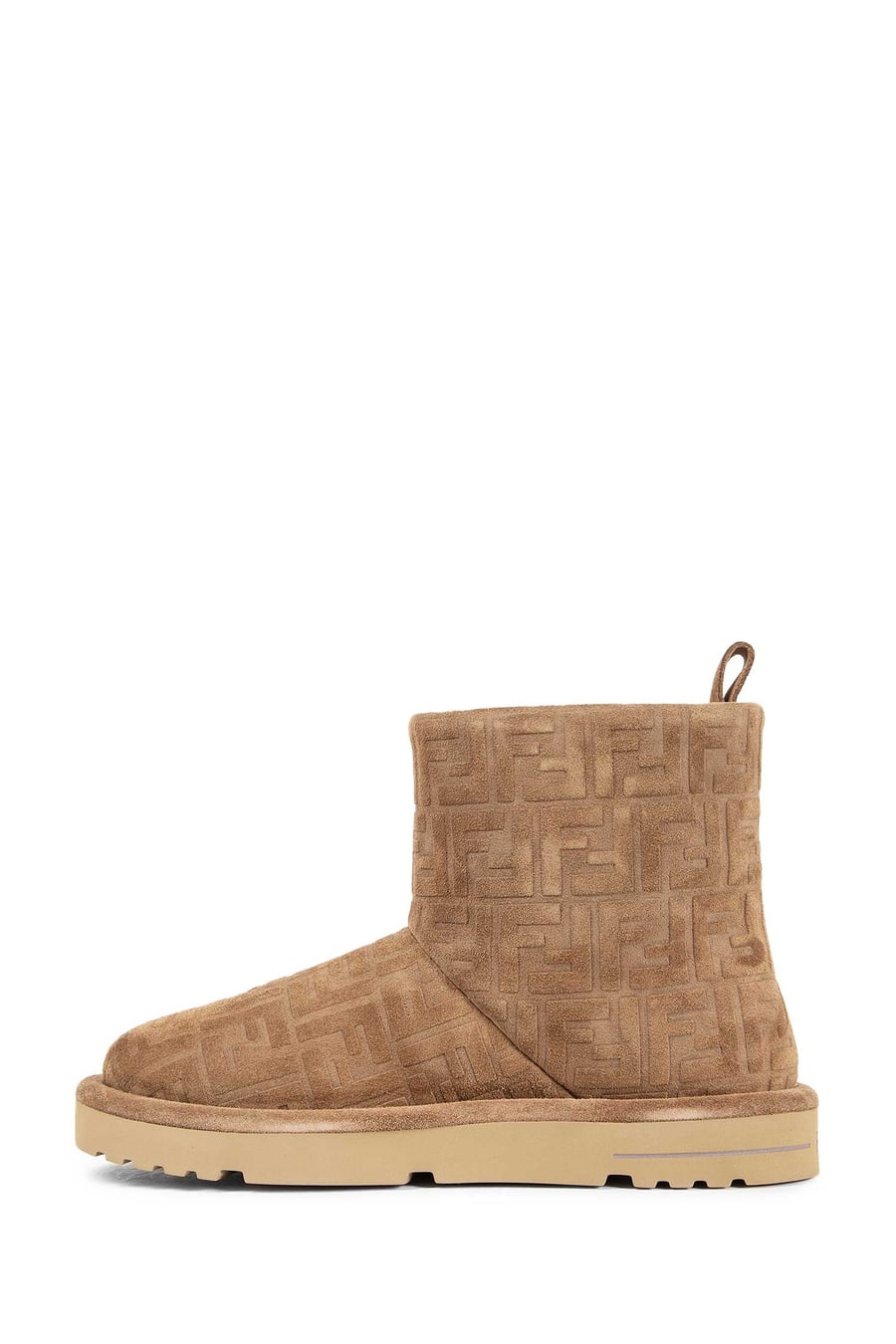 Fendi FF Suede Ankle Boots, view 4