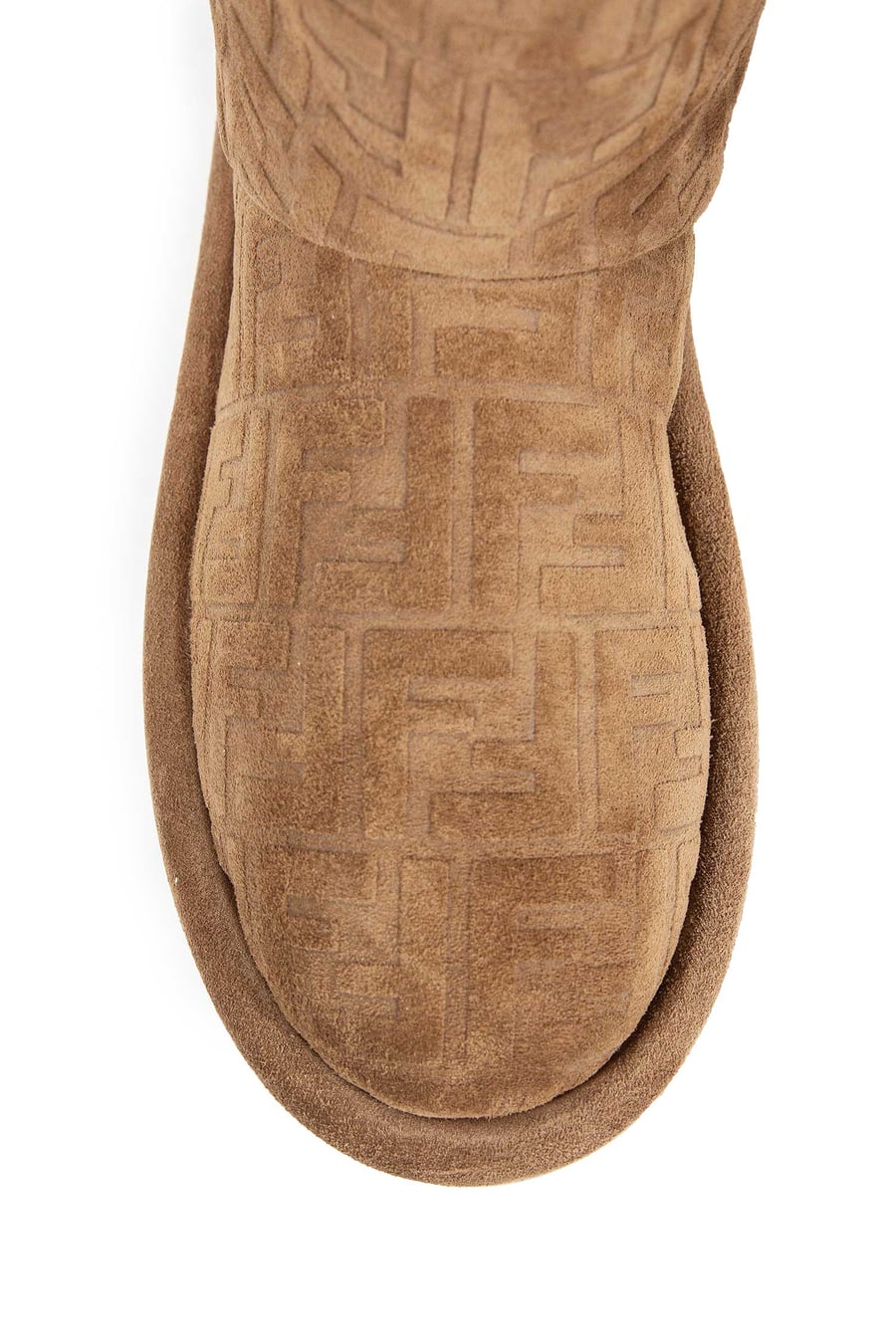Fendi FF Suede Ankle Boots, view 5