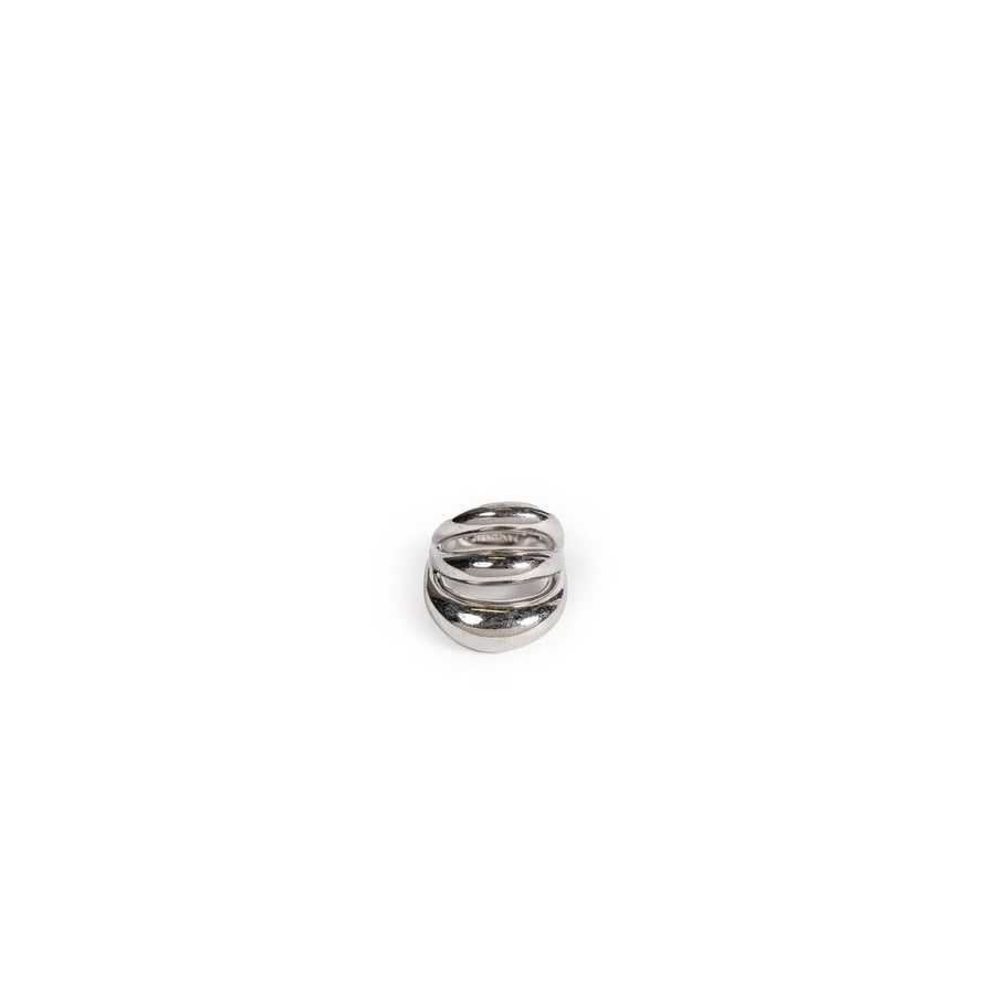 PANCONESI Triptych Blow Up gold ring, view 4
