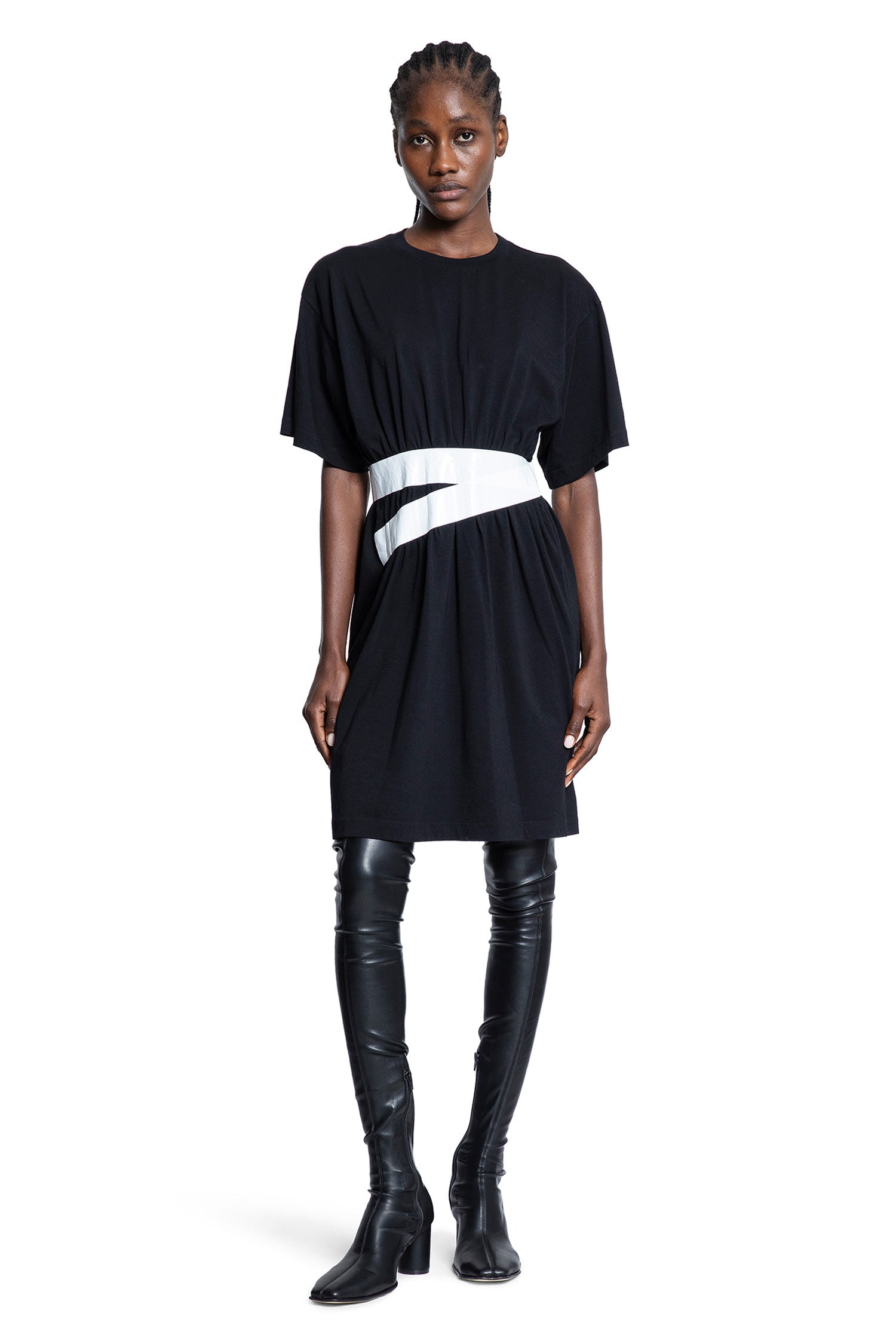 MM6 Maison Margiela Taped Jersey Mini Dress, view 2