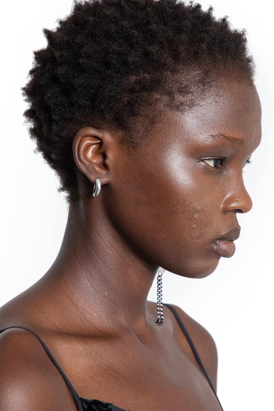 Ann Demeulemeester Mariela Anatomic Loop Earrings, view 3