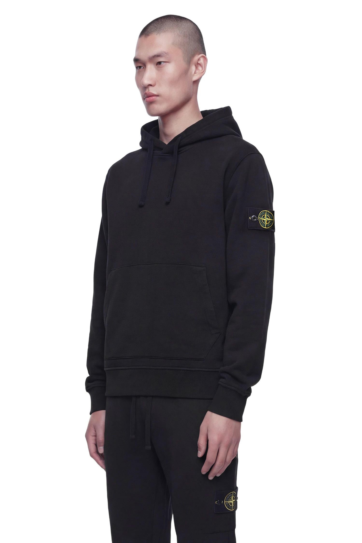 Stone Island 6100062 Organic Cotton Fleece Hoodie, view 2