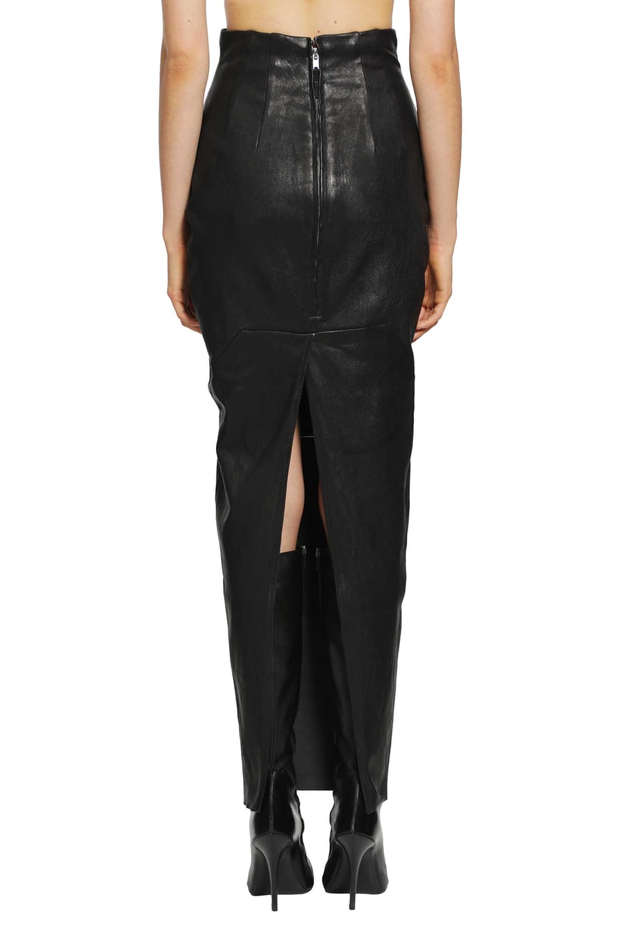 Rick Owens Tower Dirt Pillar Skirt, view 4