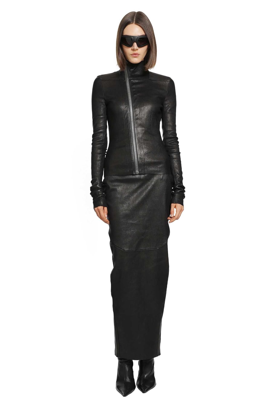 Rick Owens Tower Dirt Pillar Skirt, view 5