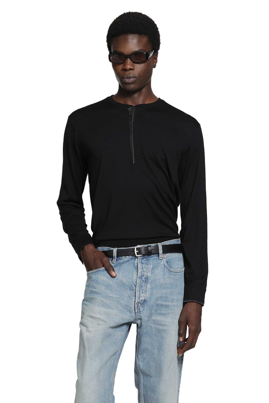 Tom Ford Wool Silk Cashmere Henley