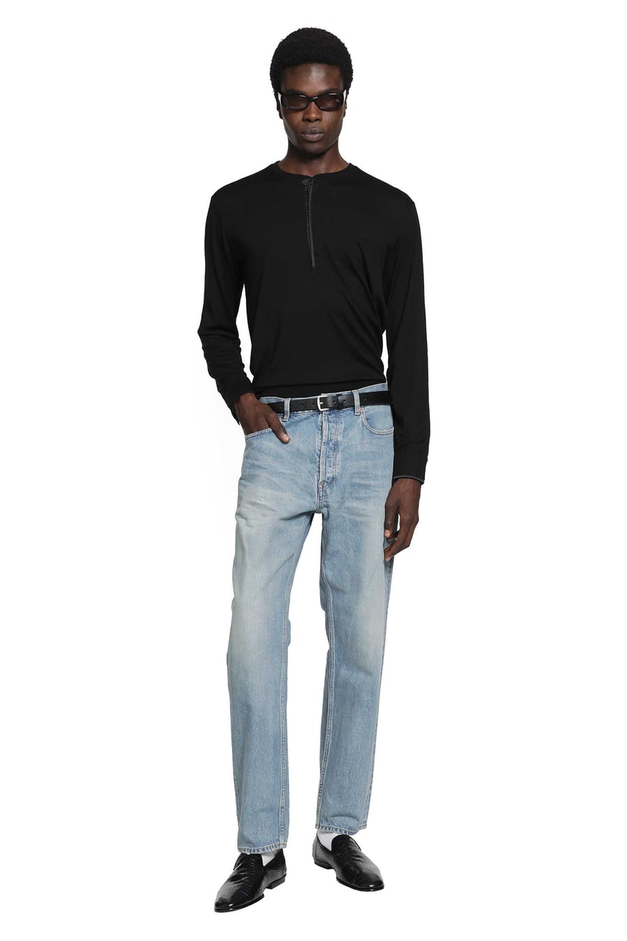 Tom Ford Wool Silk Cashmere Henley, view 7