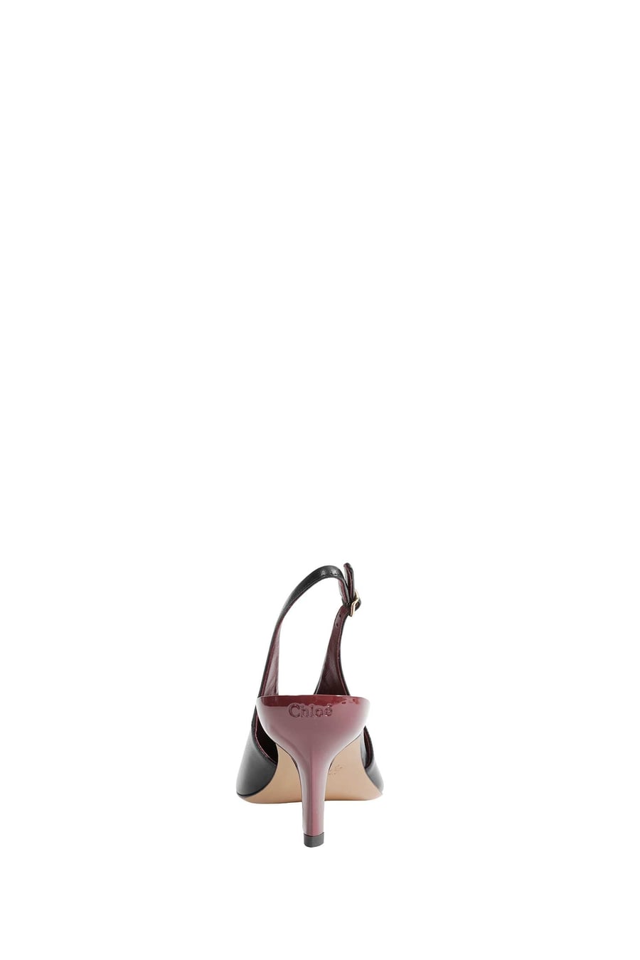 Chloé Suzie Leather Slingback Pumps, view 3
