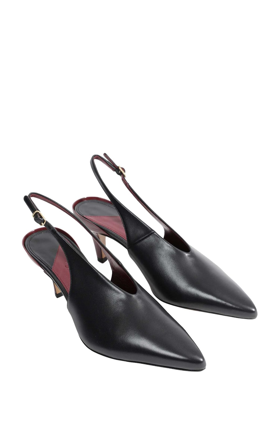 Chloé Suzie Leather Slingback Pumps, view 6