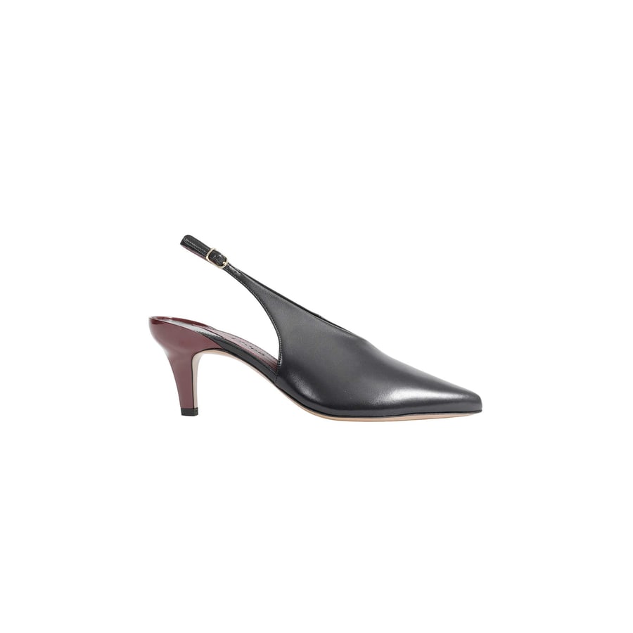 Chloé Suzie Leather Slingback Pumps, view 7