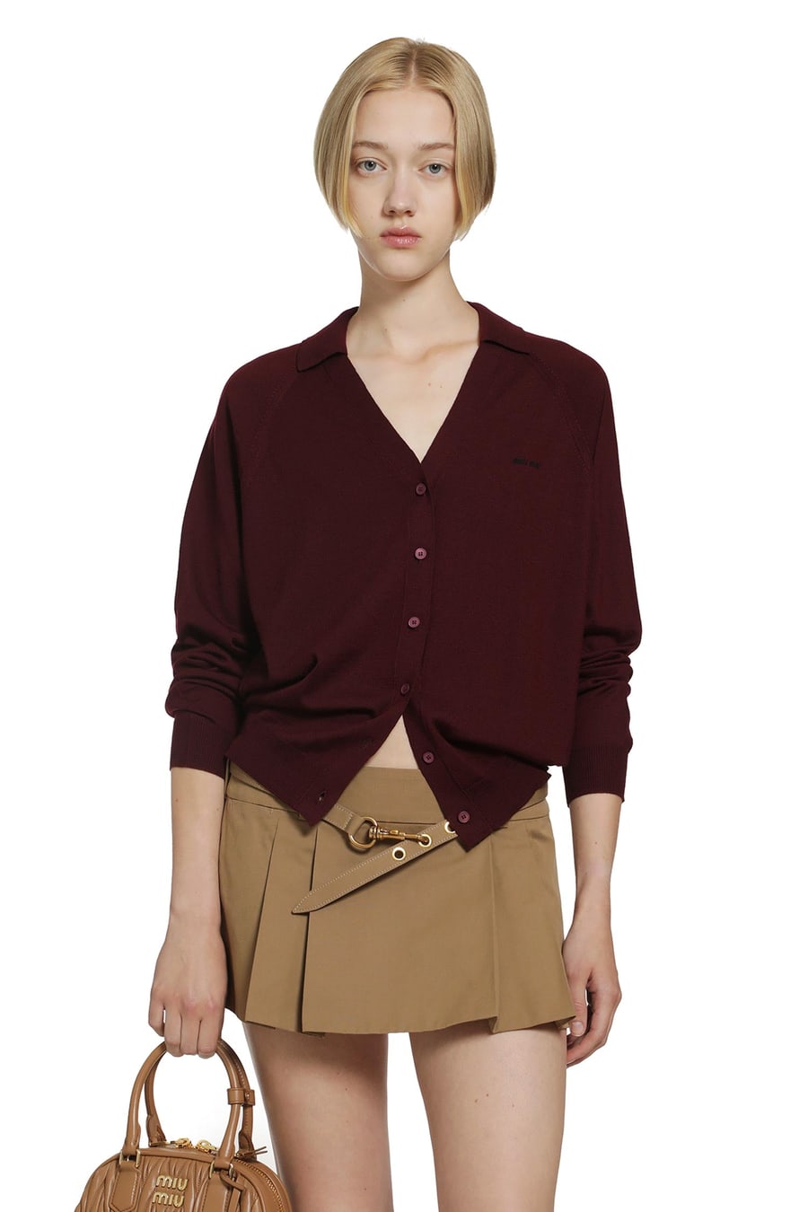 Miu Miu Wool Polo Sweater