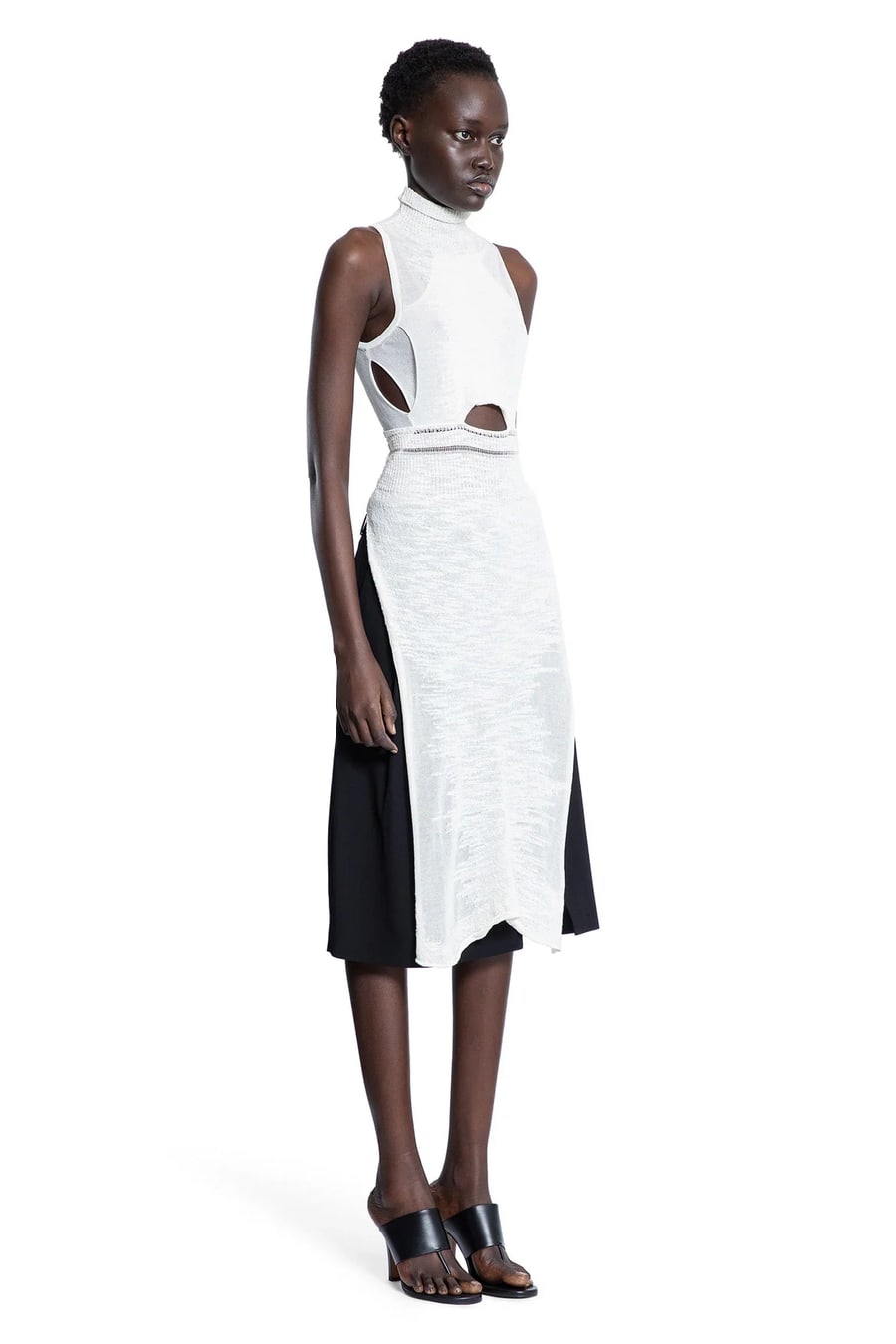 HALOS Eva Turtleneck Apron Top, view 2