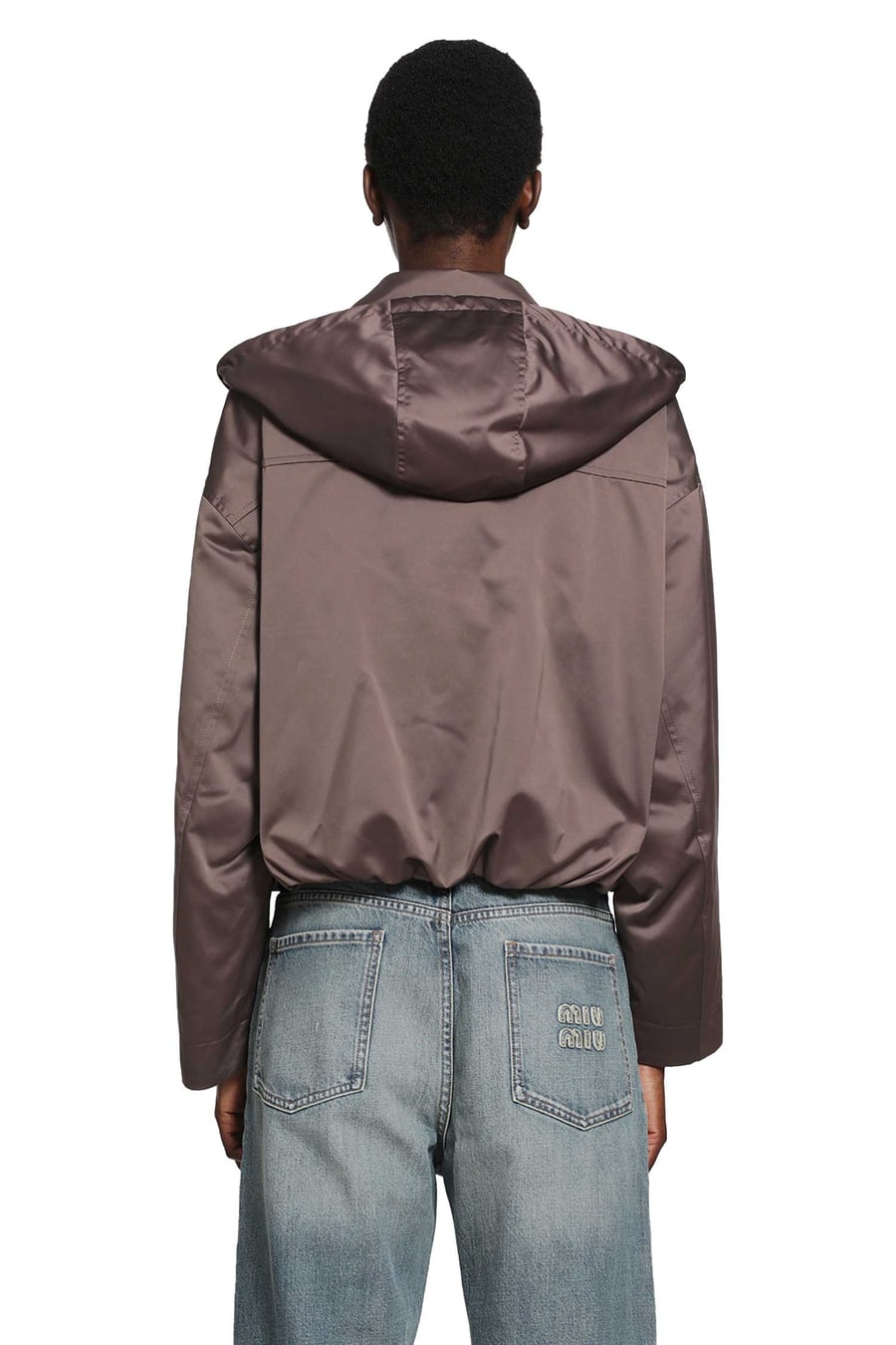 Moncler Chevreuil Duchesse Short Down Jacket, view 4