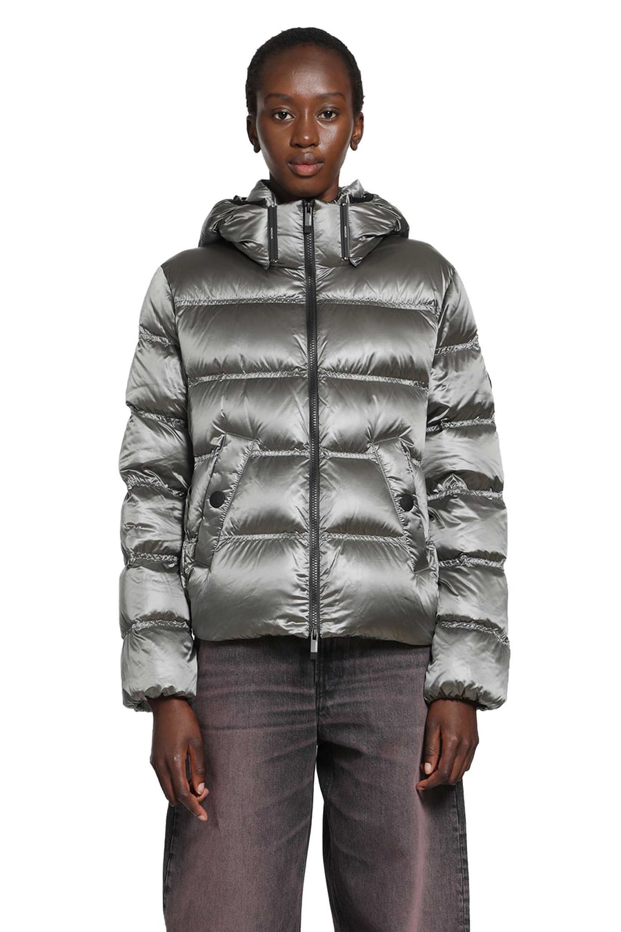 Moncler Sensation Short Down Jacket, view 2