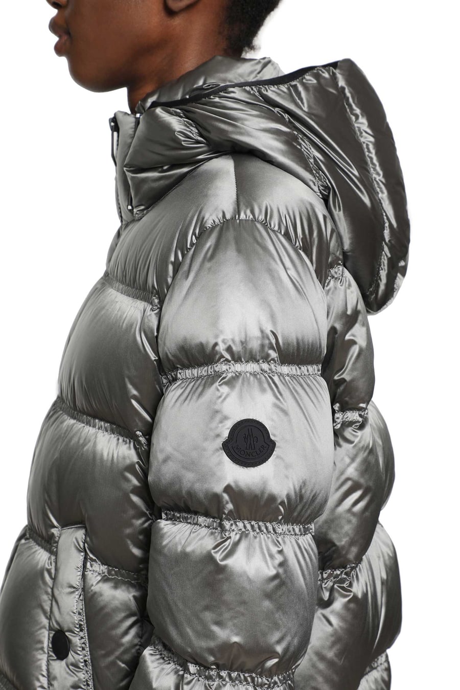 Moncler Sensation Short Down Jacket, view 5