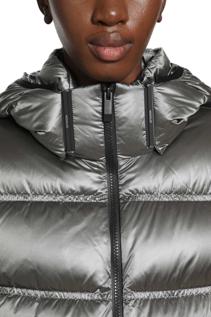 Moncler Sensation Short Down Jacket, view 6