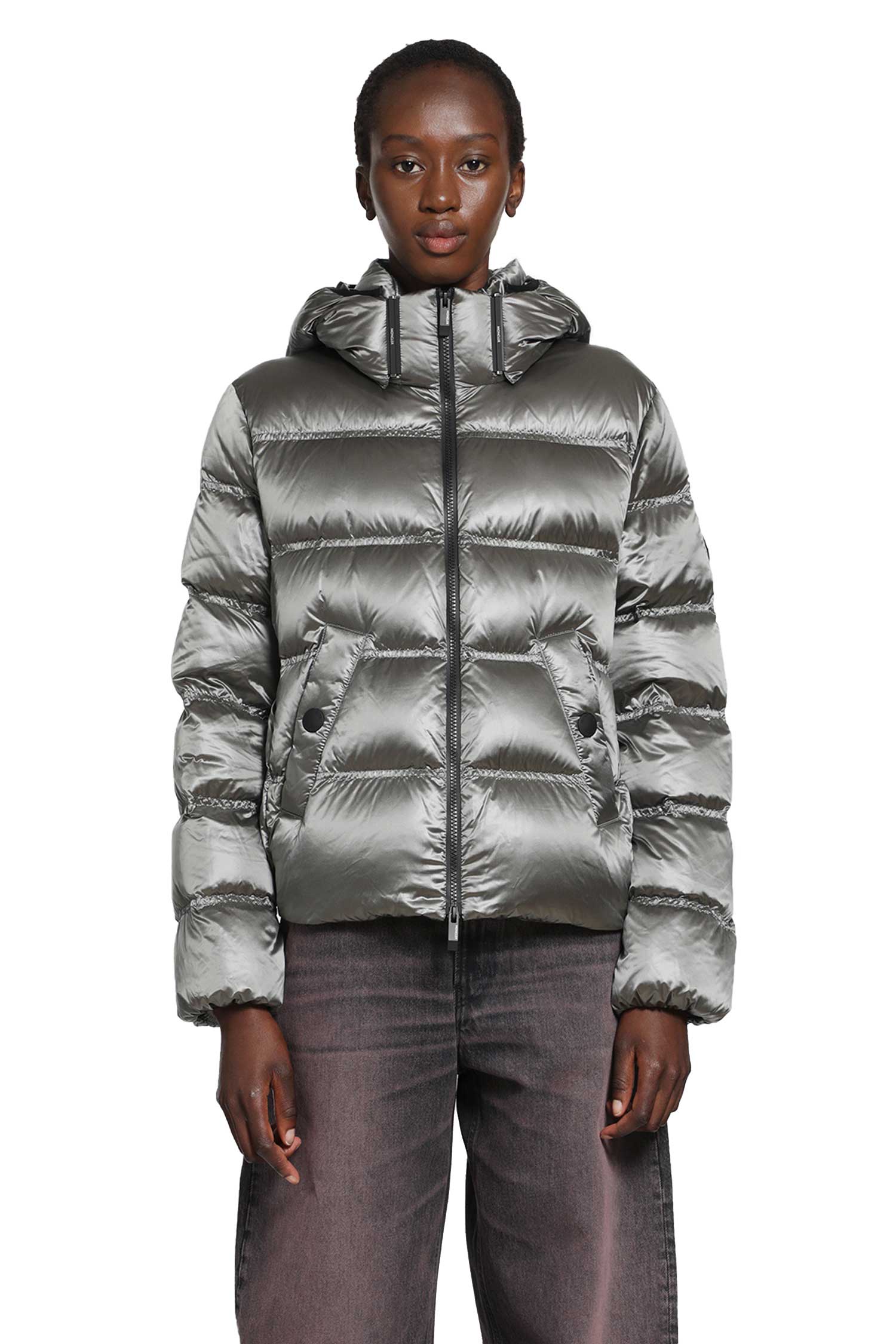 Moncler Sensation Short Down Jacket, view 2
