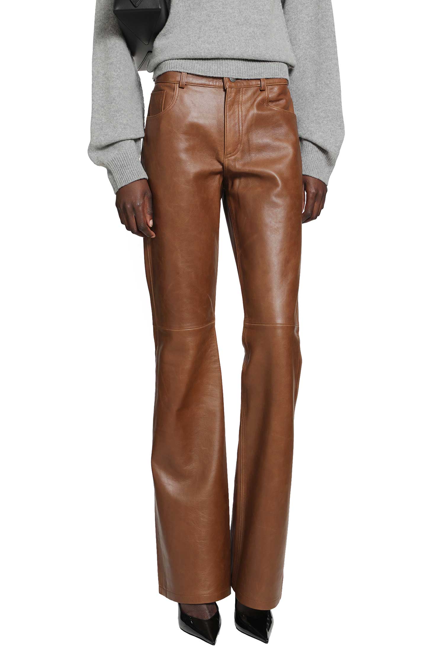 HAIKURE Flora Silky Leather Trousers