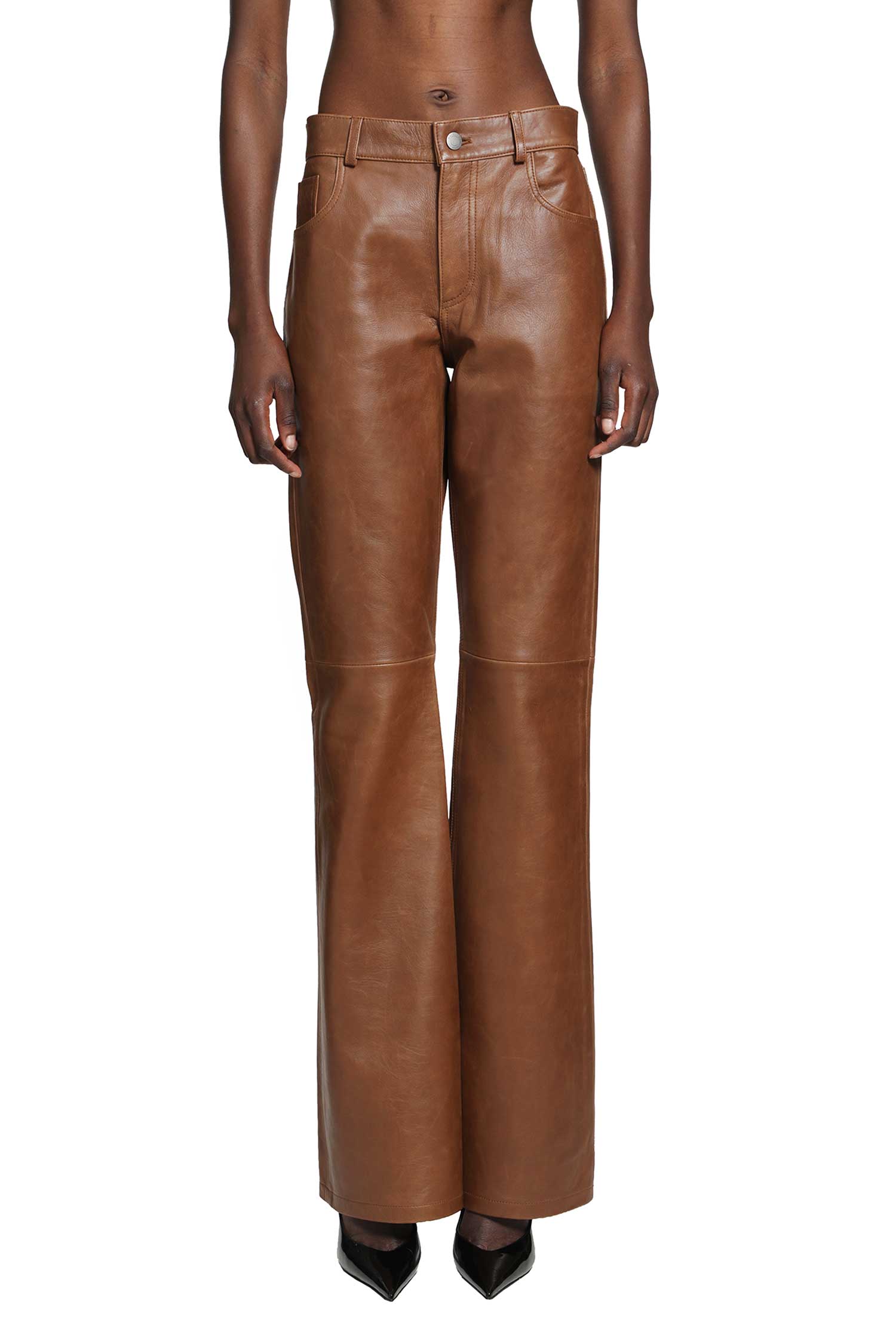HAIKURE Flora Silky Leather Trousers, view 2