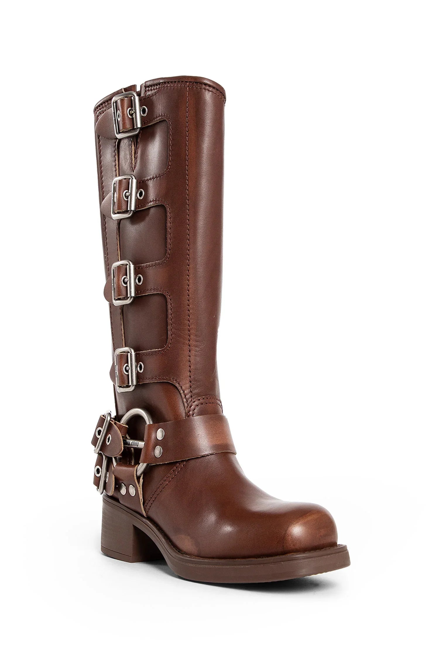 Miu Miu Sierra Leather Boots, view 2