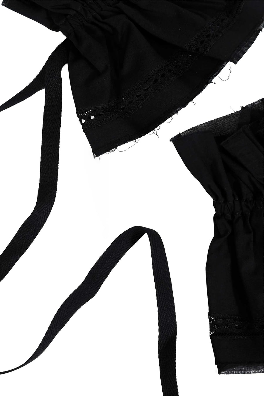 Ann Demeulemeester Suna Ruffled Cuffs, view 2