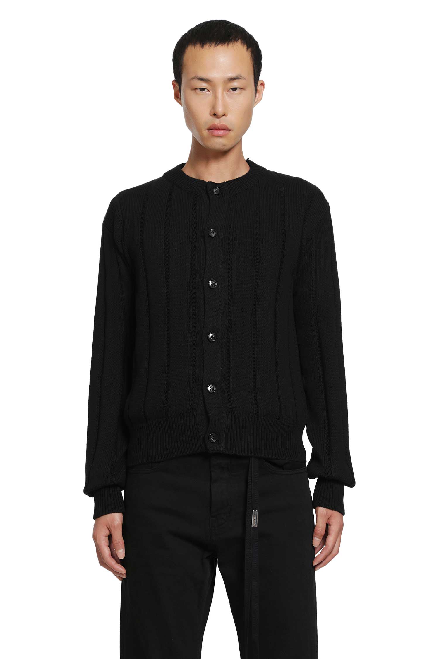 Ann Demeulemeester Natel Brushed Rib Cardigan, view 2
