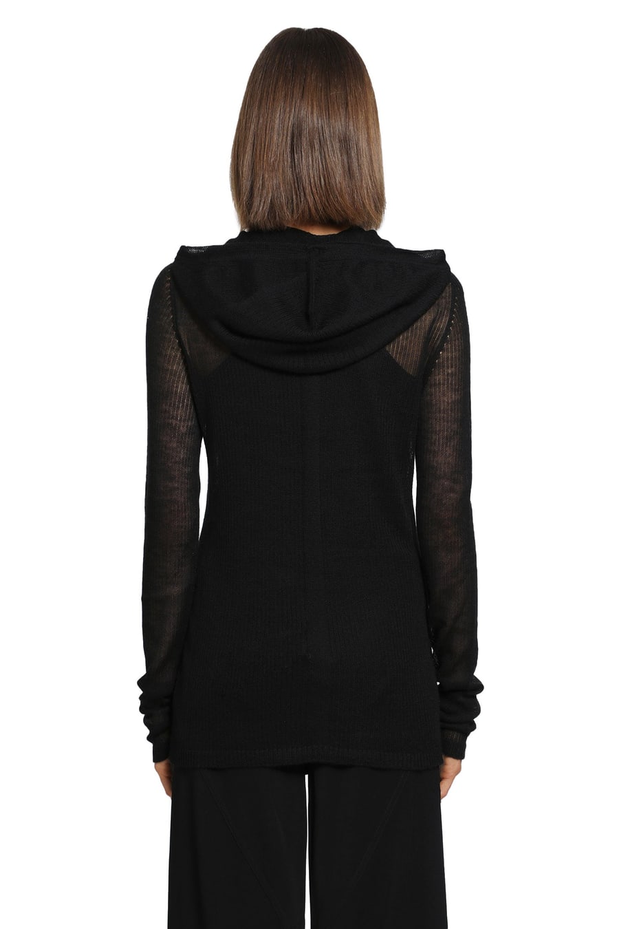 Rick Owens Tower Hooded LS T, view 4
