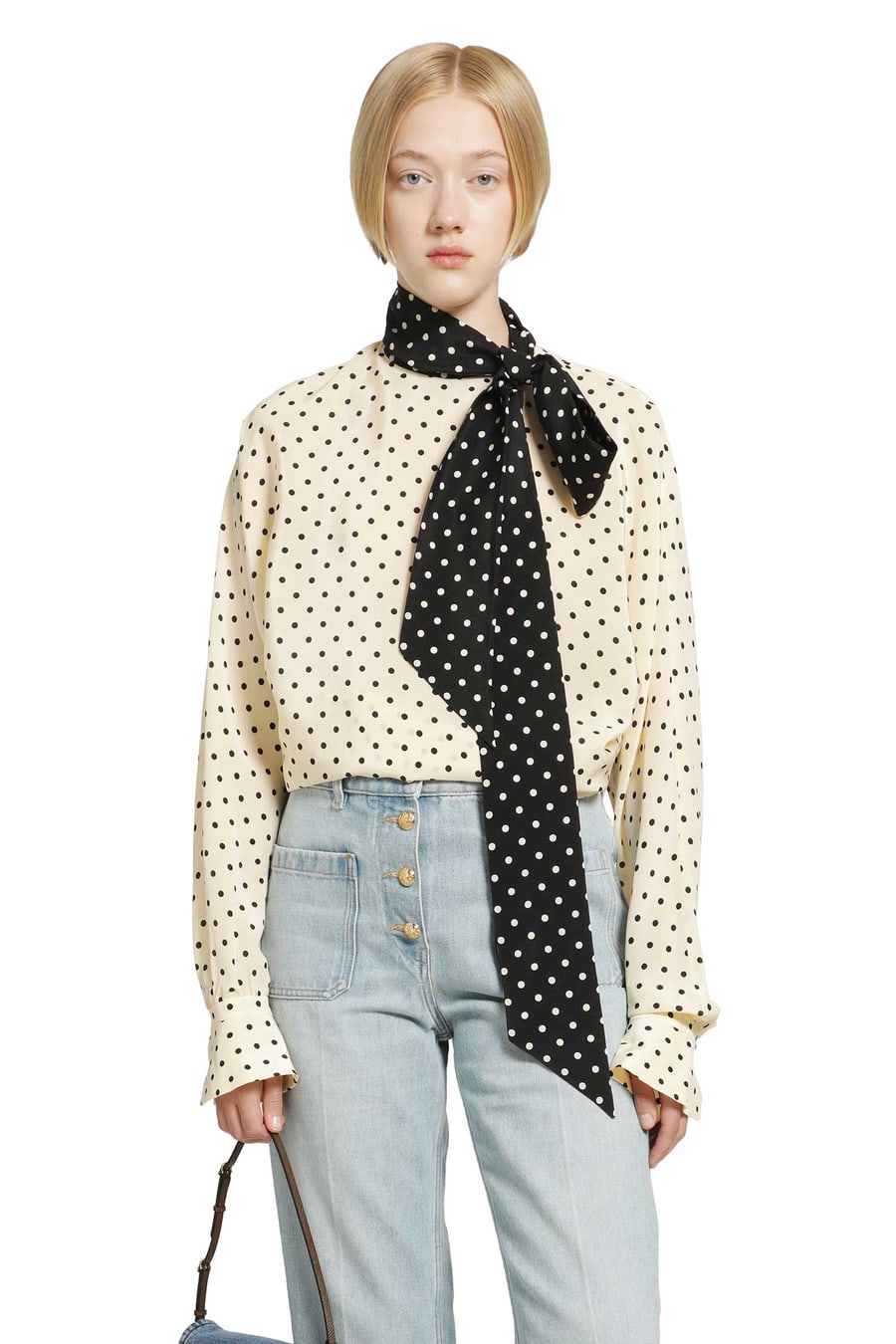 VALENTINO Polka dot blouse