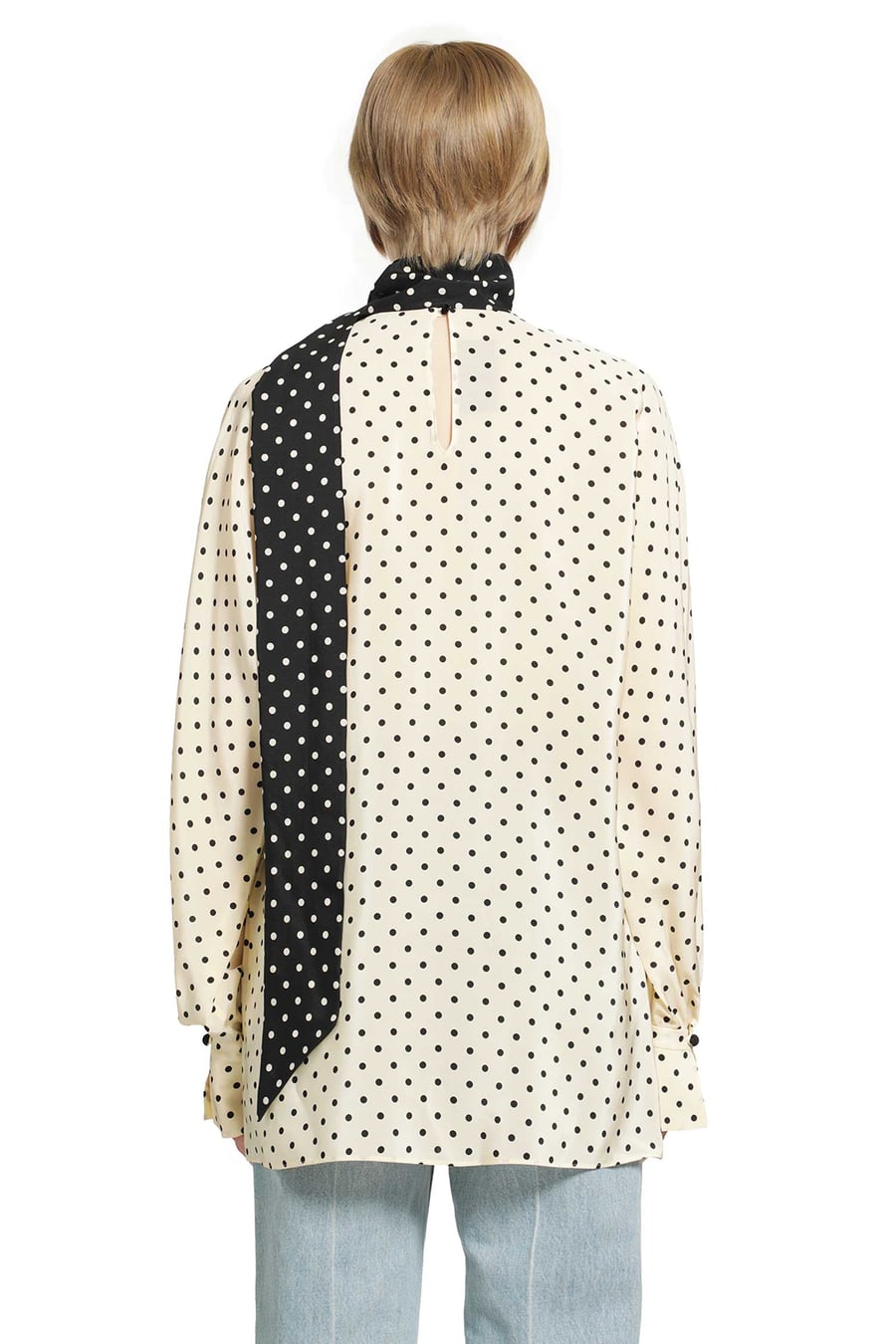 VALENTINO Polka dot blouse, view 4