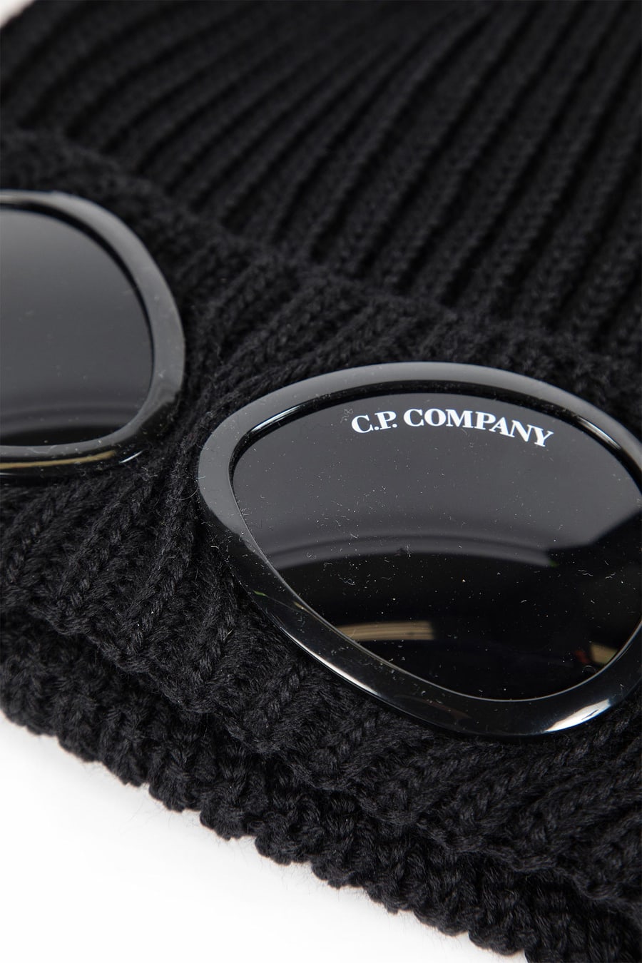C.P. Company Wool Ribbed Beanie, view 2