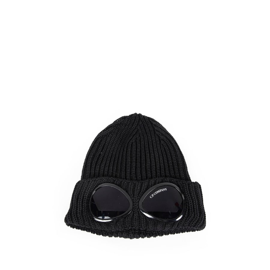 C.P. Company Wool Ribbed Beanie, view 4