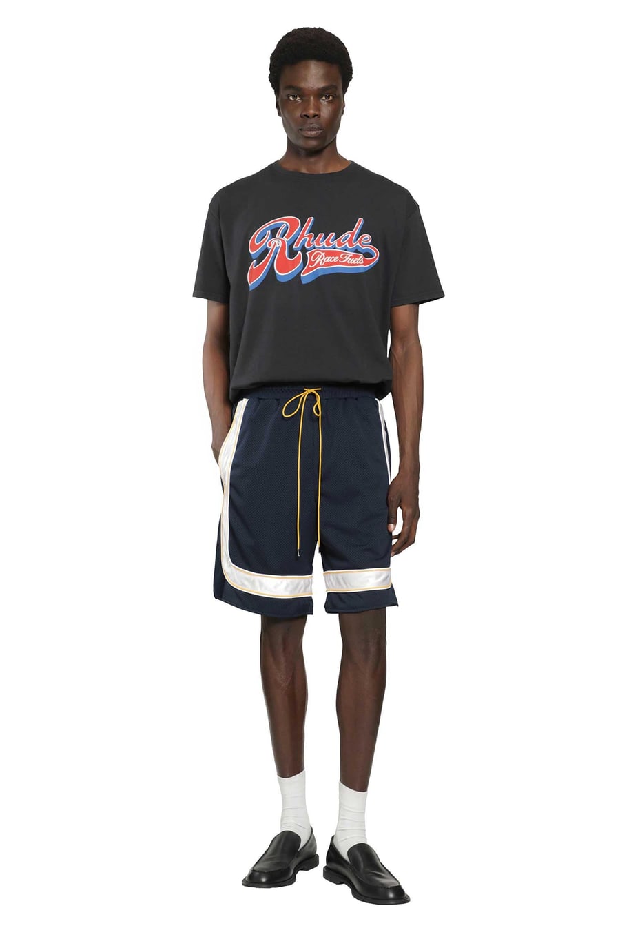 RHUDE Baggy Track Shorts, view 5